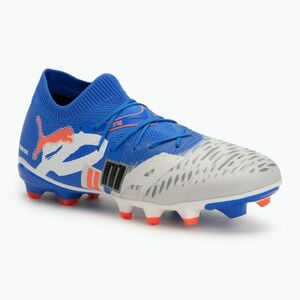 Férfi futballcipő PUMA Future 8 Match Forever FG/AG fehér/ultrakék/tollszürke/tollszürke/puma fekete/izzó piros (Future 8 Match Forever FG/AG 108423 01) kép