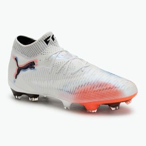 Férfi futballcipő PUMA Future 8 Ultimate FG puma fehér/puma fekete/izzó vörös (Future 8 Ultimate FG 108581 01) kép