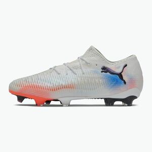 Férfi futballcipő PUMA Future 8 Ultimate Low FG puma fehér/puma fekete/izzó vörös (Future 8 Ultimate Low FG 108586 01) kép