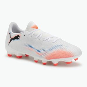 Férfi futballcipő PUMA Future 8 Play FG/AG puma fehér/puma fekete/izzó vörös (Future 8 Play FG/AG 108602 01) kép