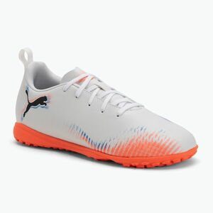 PUMA Future 8 Play TT Jr gyermek futballcipő puma fehér/puma fekete/izzó piros (Future 8 Play TT Jr 108626 01) kép