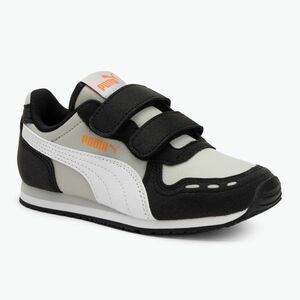 PUMA Cabana Racer SL 20 V PS junior cipő hamuszürke/puma fehér/puma fekete (Cabana Racer SL 20 V PS 383730 11) kép