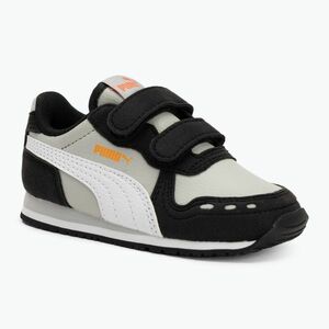 PUMA Cabana Racer SL 20 V Inf gyermek cipő hamuszürke/puma fehér/puma fekete (Cabana Racer SL 20 V Inf 383731 11) kép