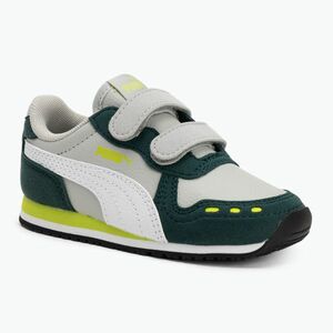 PUMA Cabana Racer SL 20 V Inf gyermek cipő coollightgray/pumawhite/darkmyrtle/limesmash (Cabana Racer SL 20 V Inf 383731 19) kép