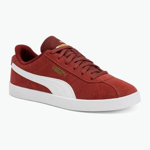 PUMA Club II intenzív piros/puma fehér/puma arany cipő (Club II 397444 03) kép