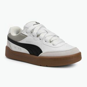 Férfi PUMA Park Lifestyle SK8 cipő puma fehér/puma fekete/toll szürke (Park Lifestyle SK8 400497 01) kép