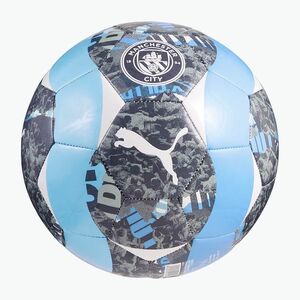 PUMA MCFC PreMatch erős szürke/csapat világoskék 5. méretű labdarúgás (MCFC PreMatch 084548 74) kép