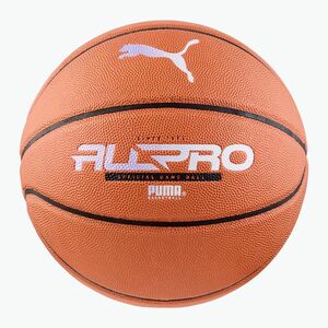 PUMA teamJAWS All Pro kosárlabda bőr barna/puma fekete 7-es méret (teamJAWS All Pro Basketball 084686 01) kép