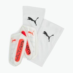 PUMA Ultra Flex Sleeve sípcsontvédő puma fehér/izzó piros (Ultra Flex Sleeve 030987 01) kép