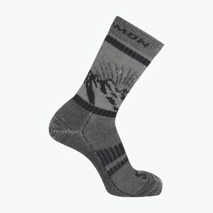 Salomon Retro gyapjú zokni fekete/aszfalt (Retro Wool LC262380057) kép