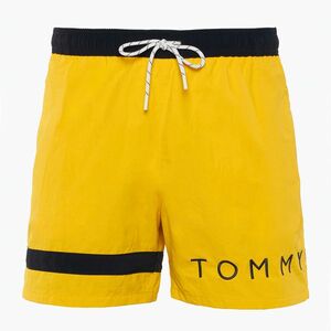 Férfi Tommy Hilfiger Medium zsinóros úszónadrág narancssárga színben (Medium Drawstring UM0UM03541ZGY) kép
