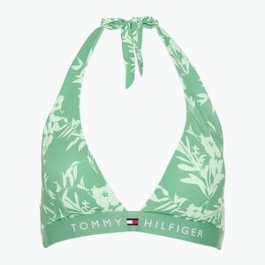 Tommy Hilfiger Halter Rp Print fürdőruha felső virágos trópusi aop fort zöld (Halter Rp Print UW0UW059450H8) kép