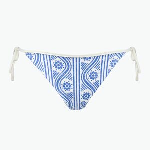 Tommy Hilfiger Cheeky String Side Tie Print virágos csíkos kék varázslatos fürdőruha alsó rész (Cheeky String Side Tie Print UW0UW053160LC) kép