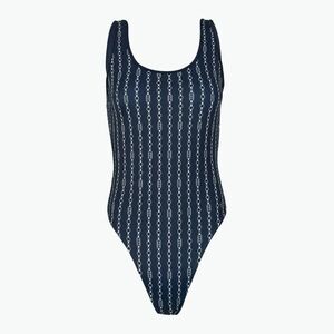 Tommy Hilfiger női egyrészes fürdőruha One Piece Print (Ext) zászlós lánc sötét éjszakai tengerészkék (One Piece Print (Ext UW0UW059050G3) kép