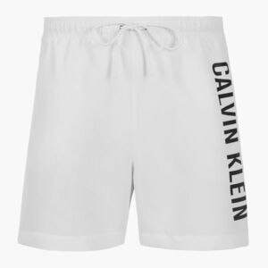 Férfi Calvin Klein KM0KM01092 Intense Power Medium húzózsinór pvh klasszikus fehér fürdőruházat rövidnadrág (Intense Power Medium Drawstring KM0KM01092YCD) kép
