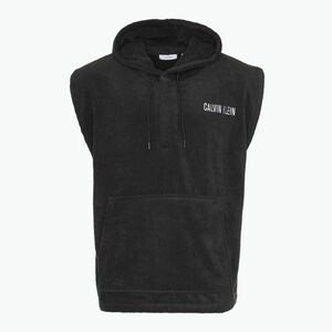 Férfi Calvin Klein KM0KM01150 Törölközős kapucnis pvh fekete (Towel Hoodie KM0KM01150BEH) kép