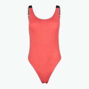 Női egyrészes fürdőruha Calvin Klein KW0KW02754 Intense Power Rib Scoop Back One Piece-RP káprázatos korallszín (Intense Power Rib Scoop Back One Piece-RP KW0KW02754U07) kép