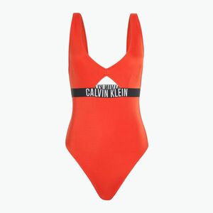 Calvin Klein női fürdőruha KW0KW02746 Intense Power One Piece Fashion Fit flamingó chili (Intense Power One Piece Fashion Fit KW0KW02746XM8) kép