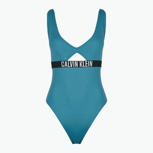 Calvin Klein női fürdőruha KW0KW02746 Intense Power One Piece Fashion Fit vihar kék (Intense Power One Piece Fashion Fit KW0KW02746CJ6) kép