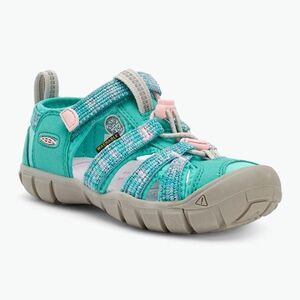 KEEN Seacamp II CNX gyermek szandál aqua/giggle pink (Seacamp II CNX 1030802) kép