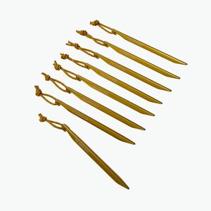 Sátorszögek The North Face V-Stake M 8 db summit gold (V-Stake M NF0A52UQ56P1) kép