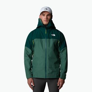Férfi esőkabát The North Face Jazzi 3L Gtx duck zöld/mély nori (Jazzi 3L Gtx NF0A897658S1) kép