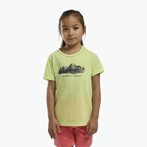 Jack Wolfskin Gyermek Hiking Graphic póló menő matcha nyomtatással (Hiking Graphic T A64183_T0216) kép