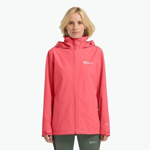 Jack Wolfskin női esőkabát Trailtime 2L sunset coral naplemente korall (Trailtime 2L A63902_J0141) kép