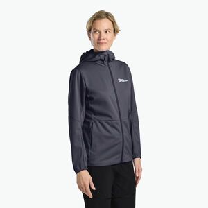 Jack Wolfskin női softshell dzseki Feldberg Hoody grafit (Feldberg Hoody A63971_1388) kép