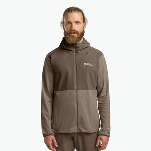 Jack Wolfskin férfi Prelight Trail Hoody hideg kávés trekking pulóver (Prelight Trail Hoody A63791_5719) kép