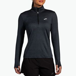 Női futó hosszú ujjú Brooks Dash 1/2 Zip 2.0 htr fekete (Dash 1/2 Zip 2.0 221651090) kép