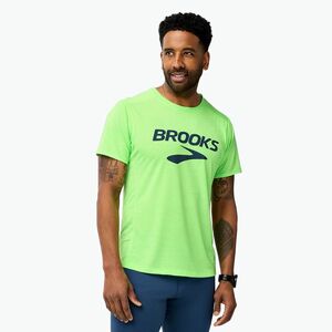 Férfi Brooks Distance 3.0 neo limeade/brooks logós futópóló (Distance 3.0 211502334) kép