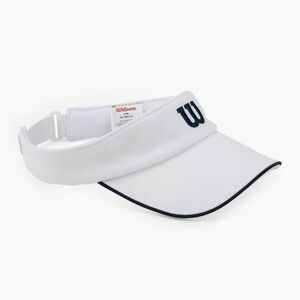 Wilson Classic Visor fényes fehér teniszkupola (Classic Visor WU00014511WTA) kép