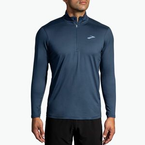 Férfi Brooks Dash 1/2 Zip 2.0 kék pala futó melegítőfelső (Dash 1/2 Zip 2.0 211492455) kép