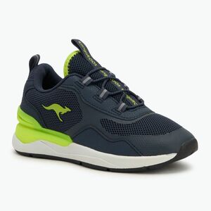 KangaROOS KD-Road gyermek cipő sötét navy/lime (KD-Road 18817-000-4054) kép