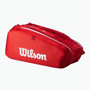 Wilson Super Tour Red 9PK piros tenisz táska (Super Tour Red 9Pk WR8036701001) kép