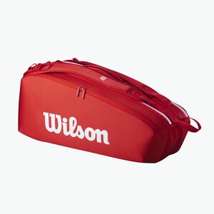 Wilson Super Tour Red 6PK piros tenisz táska (Super Tour Red 6Pk WR8036801001) kép