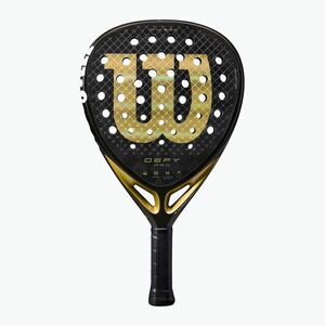 Wilson Defy Pro V1 fekete/ arany ütő (Defy Pro V1 Padel WR173611) kép