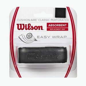 Wilson Cushion Aire Classic Perforált tenisz fogantyú Wilson Cushion Aire Classic Perforált fogantyú fekete (Cushion Aire Classic Perforated Grip WRZ4210BK) kép