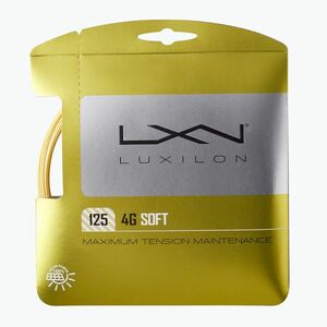 Tenisz húr Luxilon 4G Soft 125 12, 2 m arany (4G Soft 125 WRZ997111) kép