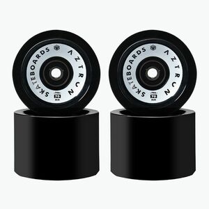 Aztron Surfskate gördeszka kerekek 70 mm / 78A 4 db hold nélküli fekete (Surfskate AC-WH020) kép