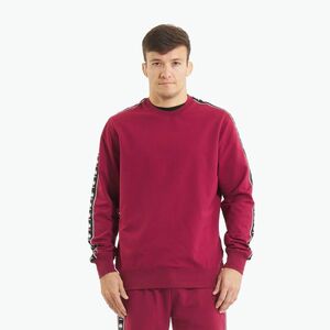 Férfi Pitbull Tape Nugget Crewneck pulóver burgundi (Tape Nugget Crewneck Sweatshirt 115043460005) kép