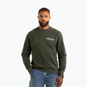 Férfi Pitbull Para Bellum Crewneck Sweatshirt régi zöld (Para Bellum Crewneck Sweatshirt 115047381004) kép