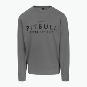 Férfi Pitbull Mt Fuji Crewneck Sweatshirt mosott szürke (Mt Fuji Crewneck Sweatshirt 115056161001) kép