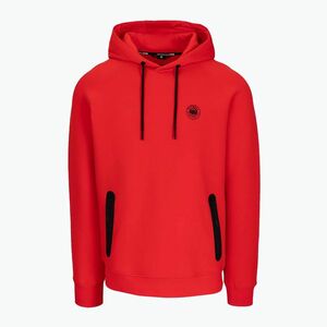 Férfi Pitbull Dogwood kapucnis melegítő pulóver fluo/piros (Dogwood Hooded Sweatshirt 125040451002) kép