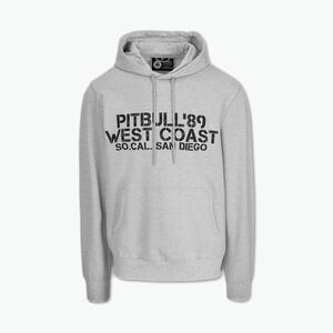 Férfi Pitbull Driving kapucnis pulcsi szürke/melange (Driving Hooded Sweatshirt 125052121002) kép