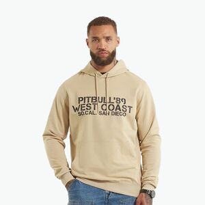 Férfi Pitbull Driving kapucnis pulóver halvány homok színű (Driving Hooded Sweatshirt 125052260003) kép