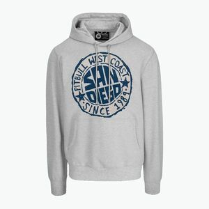 Pitbull San Diego Sun kapucnis melegítő szürke/melange (San Diego Sun Hooded Sweatshirt 125054121005) kép