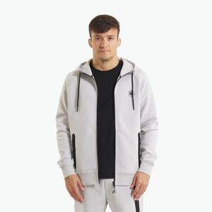 Férfi Pitbull Dogwood kapucnis cipzáras melegítőfelső fehér/kék (Dogwood Hooded Zip Sweatshirt 135040501003) kép