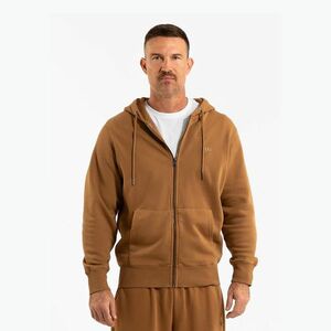 Férfi Pitbull Lancaster 2 kapucnis cipzáras melegítőfelső mézsárga (Lancaster 2 Hooded Zip Sweatshirt 135044230004) kép